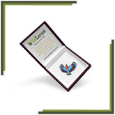 WildLense Flight Kingfisher Lapel Pin Wildlense